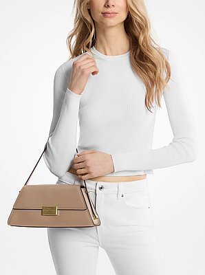 Ludlow Medium Leather Shoulder Bag