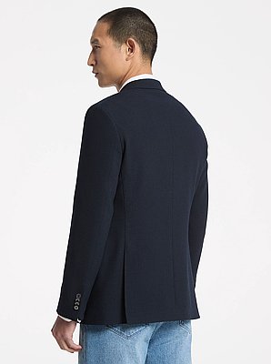 Gewebter, texturierter Blazer