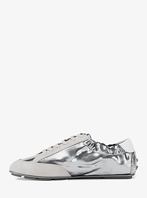 Susie Metallic Leather Trainer