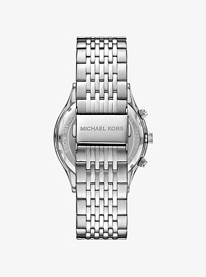 Oversized Aspyn Silver-Tone Watch
