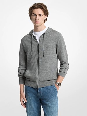 Wool Zip-Up Hoodie