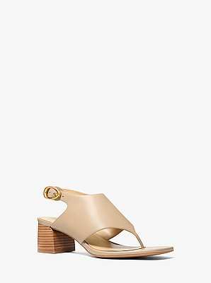 Kya Flex Leather Thong Sandal
