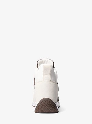 Nikko S2 Suede and Leather Wedge Trainer