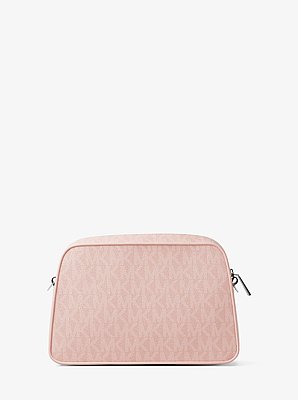 Jet Set Small Signature Logo Camera Crossbody Bag