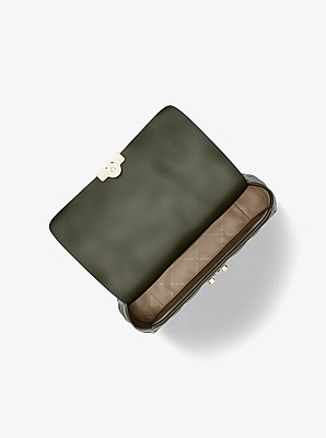 Grand sac port&eacute; &eacute;paule Tribeca en cuir matelass&eacute;