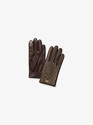 Studded Leather Gloves
