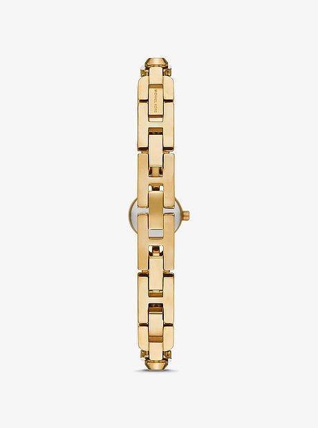 Mini Astor Link Gold-Tone Bracelet Watch