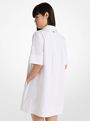 Cotton Poplin Shirtdress