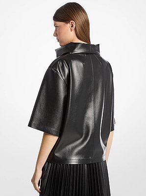 Camisa con cuello vuelto