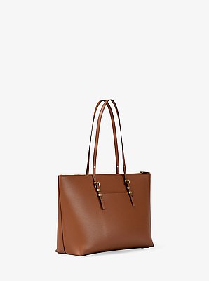 Quinn Large Pebbled Leather Tote Bag