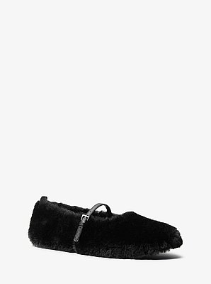 Phoebe Faux Fur Ballet Flat