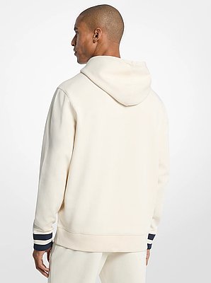 KORS Varsity Knit Cotton Blend Hoodie