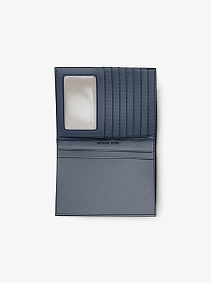 Funda para pasaporte Jet Set Travel mediana a rayas con logotipo exclusivo