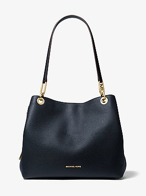 Grand cabas Kensington en cuir grain&eacute;