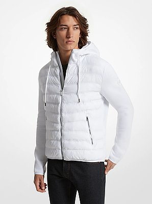Galway Quilted Mixed-Media Jacket