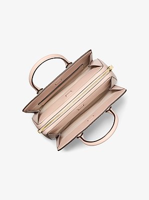 Laila Medium Signature Logo Satchel