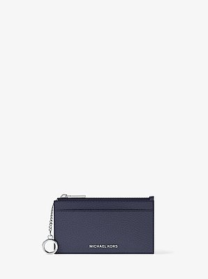 Jet Set Small Pebbled Leather Card Case