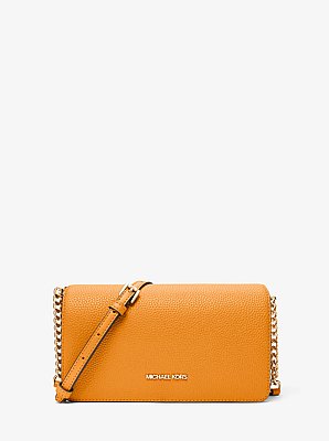Bandolera Jet Set Travel mediana de piel granulada