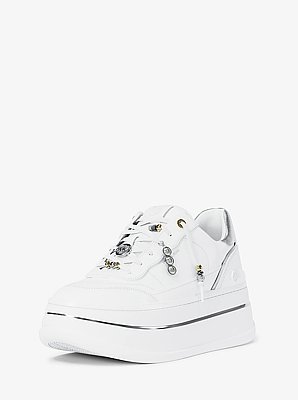 Hayes Embellished Leather Platform Sneaker
