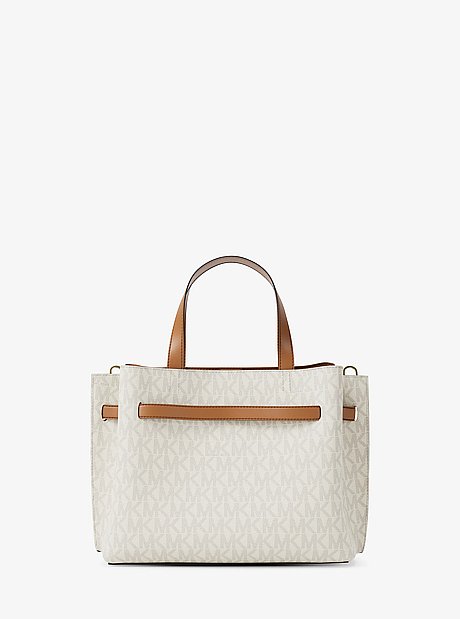 Emilia Small Signature Logo Satchel