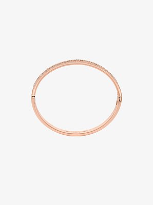 Pav&eacute; Logo Bangle