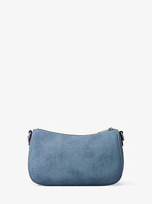 Carmela Medium Suede Convertible Crossbody Bag