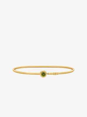 Round Stone Bangle