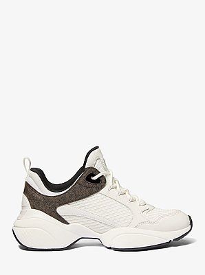Sneaker Bowie aus Mesh und Signature-Logostoff