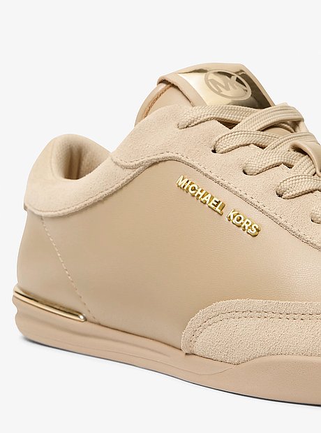 Nolan Leather and Suede Trainer