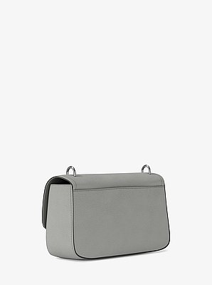 Tribeca Large Pebbled Leather Shoulder Bag