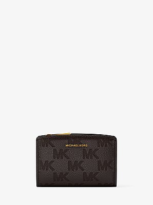 Bryant Medium Logo Embossed Leather Wallet