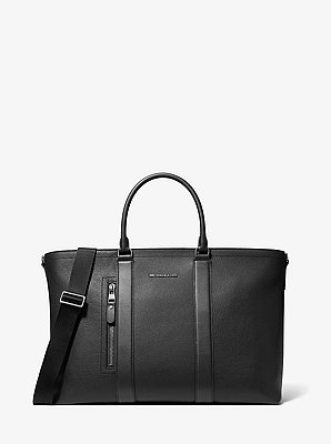 Hudson Pebbled Leather Tote Bag