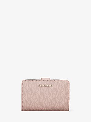 Jet Set Medium Signature Logo Bi-Fold Wallet