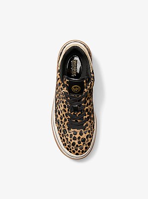 Hayes Cheetah Print Calf Hair Platform Sneaker
