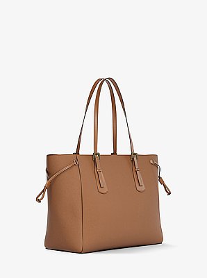 Bolso tote Voyager grande de piel saffiano