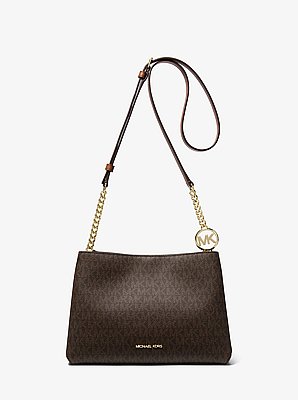 Petit sac &agrave; bandouli&egrave;re Christina &agrave; logo Signature