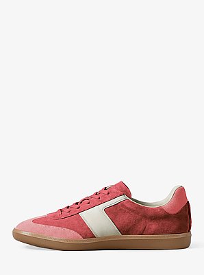 Sneaker Jovie in pelle scamosciata color block