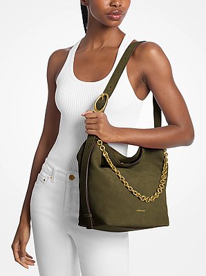 Shopper Nolita Large aus Wildleder
