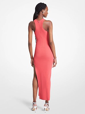 Ribbed Stretch Knit Tank Dress