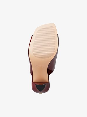 Mule Haisley en cuir