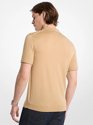 Polo in lana merino