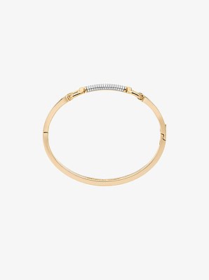 Pav&eacute; Horsebit Bangle