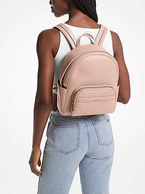 Mochila em pele granulada Bex m&eacute;dia