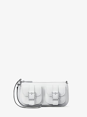 Zoe Small Pebbled Leather Pochette