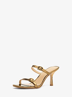 Kya Metallic Leather Sandal