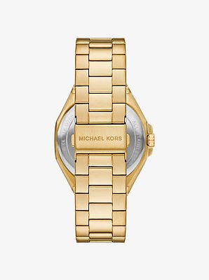 Horloge Callum, oversized en goudkleurig