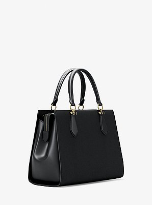 Marilyn Medium Saffiano Leather Satchel