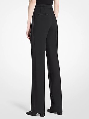 Agyness Double Crepe Sabl&eacute; Tuxedo Trousers