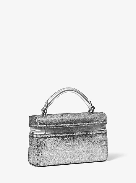 Jana Extra-Small Metallic Leather Crossbody Bag