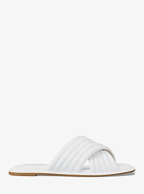 Portia Patent Slide Sandal